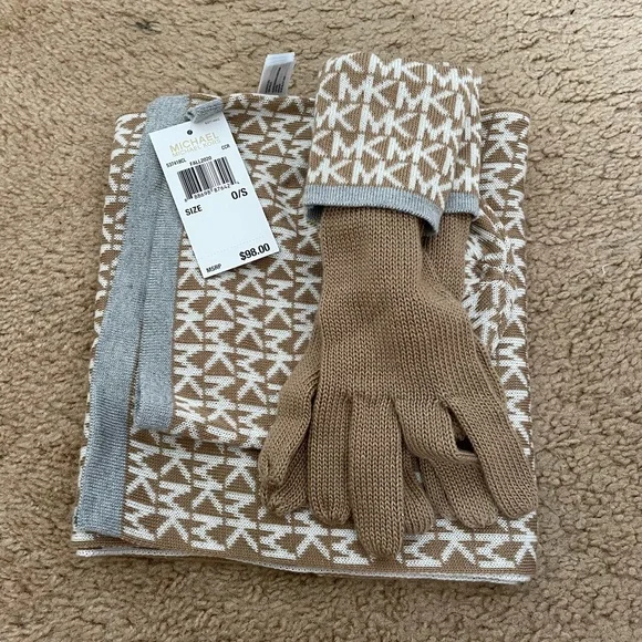 MICHAEL Michael Kors Accessories Michael Kors Scarf Gloves And